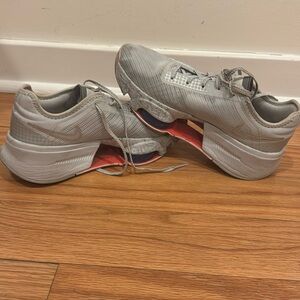 Nike Air Zoom SuperRep Gray and Red Athletic Shoes
